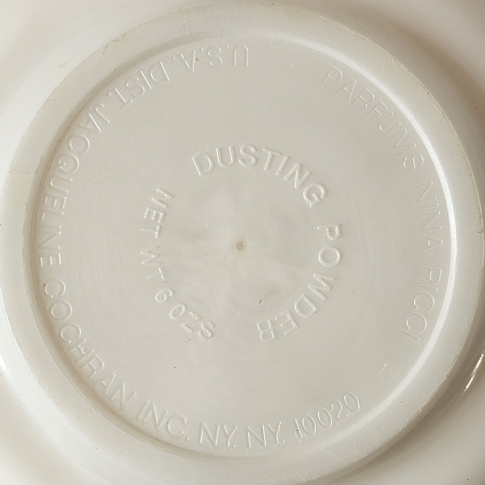 Vintage Parfums Nina Ricci Dusting Powder Empty Round Box & Cover Collectable - Picture 4 of 4